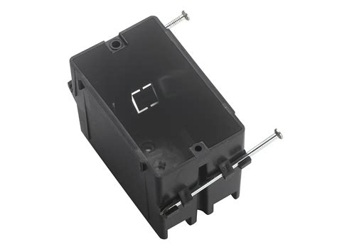 single gang electrical junction box dimensions|single gang new work box.